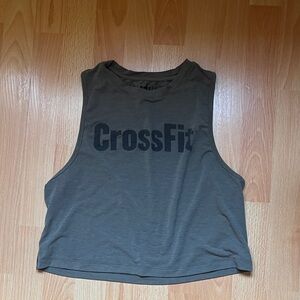 Nobul army green size S Women's Gray Tank Top